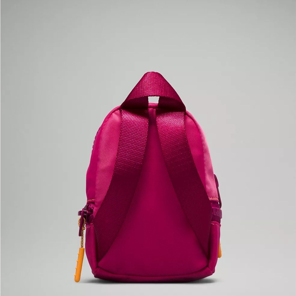 Lululemon City Adventurer Backpack Nano- Mango Dream/Raspberry Coulis/Wild Berry - Picture 7 of 7